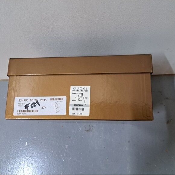 Authentic Gucci Box Light Brown Shiny Rare - Box Only 12 x 11 x 4.25 - Picture 3 of 9